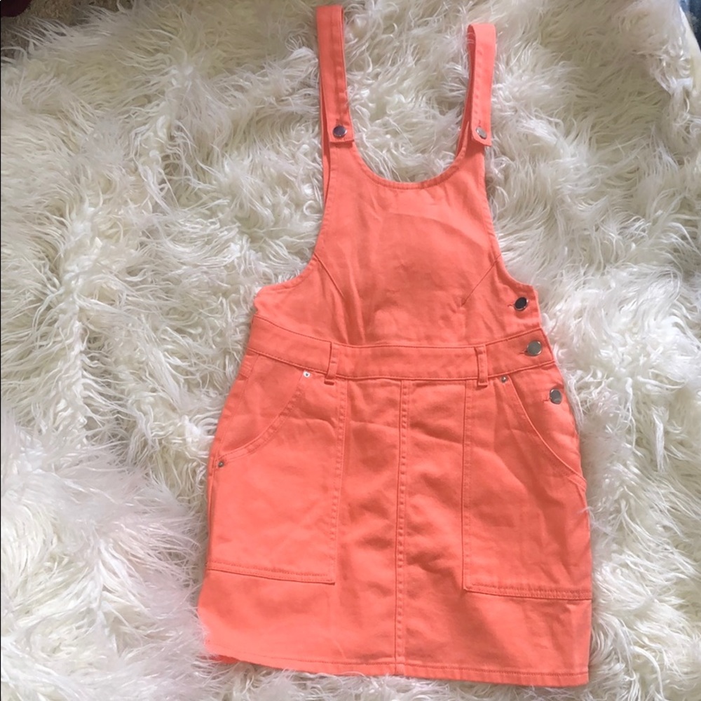 Urban Outfitters|Coral Side-Button Skirt O…